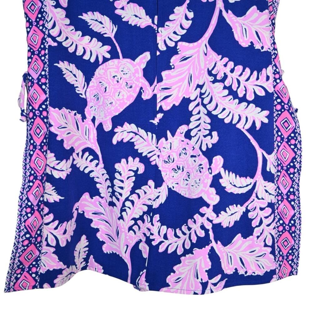 Lilly Pulitzer Womens 14 Donna Lined Romper in Galaxy Blue NEW - Picture 7 of 13